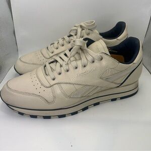 Rare Reebok Classic L.S. Supreme Men’s 12 Crème/Off White Blue Rb692dji